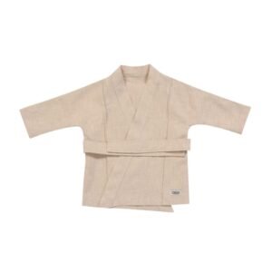 Ramie Baby/Kid Kimono - Beige